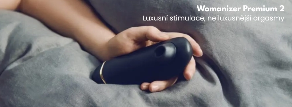 womanizer premium 2 black gold luxusní orgasmus